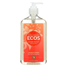 Hand Soap, Orange Blossom, Paraben Free, Hypo Allergenic, Cruelty Free and Biodegradable Formula, Pack of 5, 17 Fl OZ Per Pack