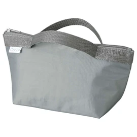 OSK ZZ-12 Mini Lunch Bag, Lunch Bag, Washable, Inner Aluminum, Gray, Rice Ball O/G No.2, Made in Japan
