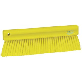 Vikan 45826 Bench Brush, Polypropylene, Polyester Bristle, 11", Yellow