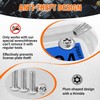 Front License Plate Holder No-Drill License Plate Bracket Mount Anti-Theft
