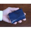 Cartolare Genuine Leather Trifold Wallet "Hammock Wallet Compact Classico", navy
