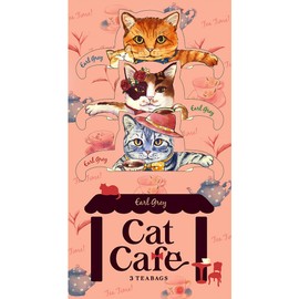 Japan Green Tea Center Cat Cafe Earl Grey Tea Bags (Tea) Pack of 3