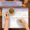 Weekly To Do List Notepad with 52 Undated Sheets（8.5"×11"）- Undated