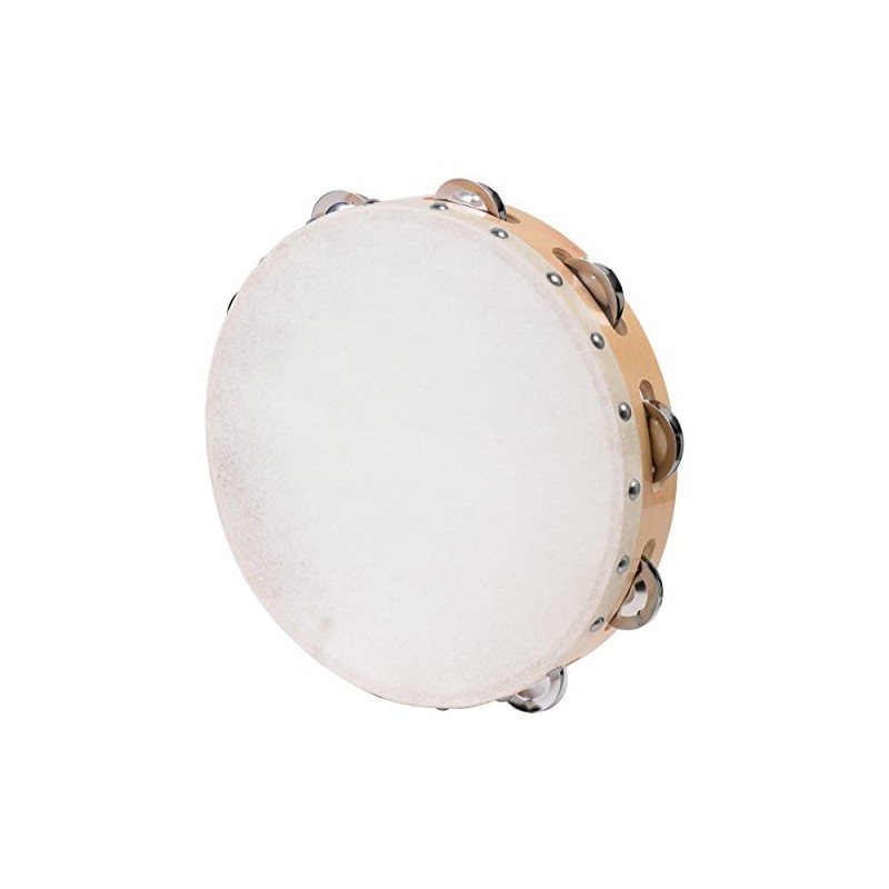 KC TCS-24/9 Leather Tambourine Calfskin 24cm