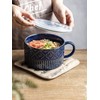 Gomakren Extra Large Soup Bowl with Handle, 39 Ounces Microwave