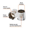 Truper D-3826, Dado de 12 puntas std, 13/16", cuadro 3/8"