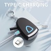 Personal Alarm Keychain Rechargeable Self Defense Emergency Security Alarm Keychain