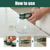 Garlic Press, 2-in-1 Garlic Crusher, Stainless Steel Garlic Press, with