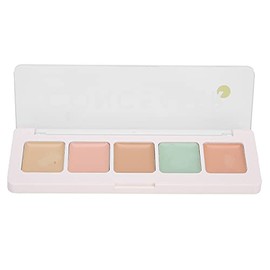 Paleta de Corrector, Paleta de Maquillaje Corrector de Cubierta de Crculo Oscuro con Imperfecciones Faciales de 5 Colores para Ocultar Maquillaje...  