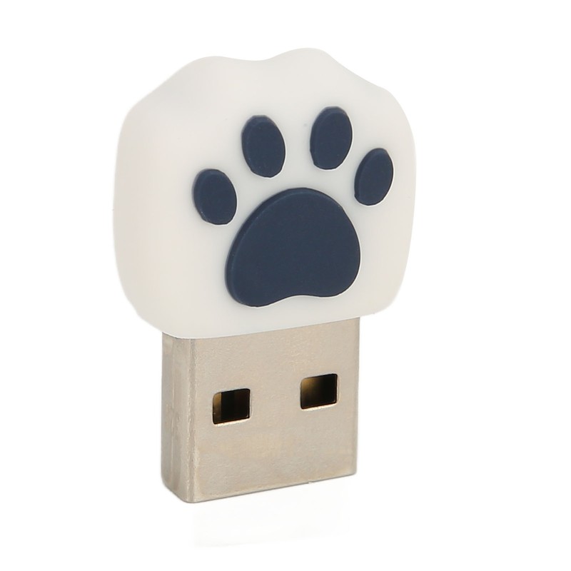 U Disk USB2.0 Hot Swap Cat Paw Shape Cartoon Style