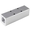 Iceyon 3 Way Pneumatic Manifold Air Distribution Block, Aluminum Alloy