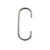 Generisch Pack of 100 C-Hooks Galvanised 39mm Long 18mm Wide