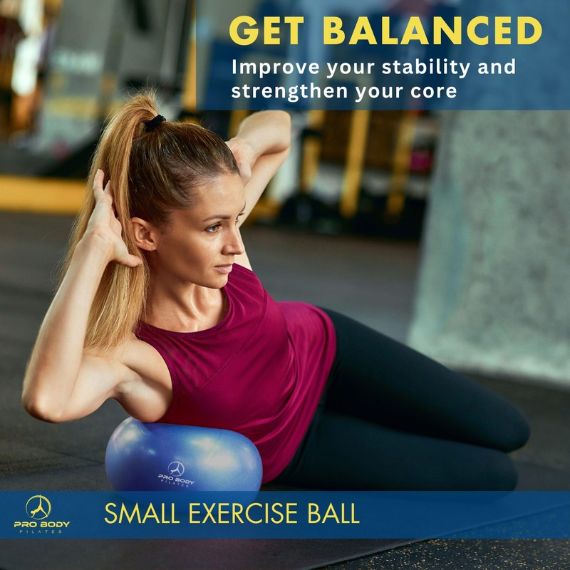 ProBody Pilates Small Exercise Ball - 9 Inch Workout Ball