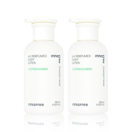 Innisfree My Perfumed Body Lotion Cotton Flower 2pcs / 이니스프리 마이 퍼퓸드 바디 로션 코튼플라워 2개