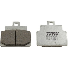 TRW MCB709EC Organic Eco Brake Pad Set for Aprilia Leonardo Front Axle, Rear Axle and Other Motorcycles