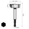 27mm Woodworking Drill, High-Hardness Alloy Countersink Drill, Precision Woodworking Hinge