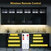LAFULIT 10 PCS Under Cabinet Lights Kit, Stick on Lights,