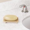 iDesign Saver Kitchen and Bathroom Bar Holder-Soft Brass Soap Dish