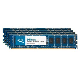 OWC 32GB (4x8GB) DDR3L 1600 PC3L-12800 CL11 2Rx8 240-pin 1.35V ECC Unbuffered UDIMM Memory RAM Module Upgrade Kit for Select Desktops, Workstations, or Servers