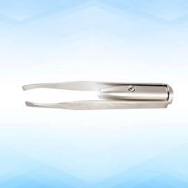 Gatuida LED Eyebrow Tweezer with Built Light Portable Hair Removal Tool for Women Compact and Practical Design for Precision Eyebrow Grooming