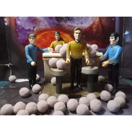STAR TREK THE TROUBLE WITH TRIBBLES ...TRIBBLE LOT OF 15 ..PCS..