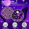 Moonlit Butterfly of Hope 2 Year Sobriety Coin, Affirmation AA