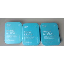 Neuro Mints Energy & Focus 12 Pack X3 Exp 03/26  Peppermint Carry On Pocket Tins