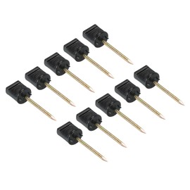 PATIKIL Archery Target Pens 10 Pack Manganese Steel Alloy Nails Recording Target Pen Fixed for Holding Target Paper Surface Black