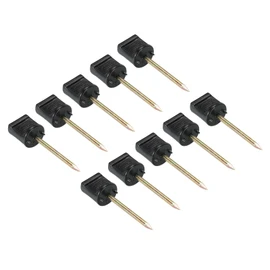 PATIKIL Archery Target Pens 10 Pack Manganese Steel Alloy Nails Recording Target Pen Fixed for Holding Target Paper Surface Black