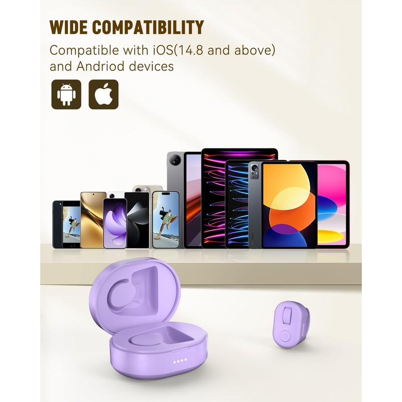 tiktok Remote Control Scrolling Ring Purple