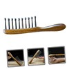 Mikinona Natural Wide Tooth Comb for Scalp Massage Lightweight Portable