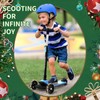 besrey Kick Scooter for Kids Ages 3-10, 3-Wheel Folding Scooter