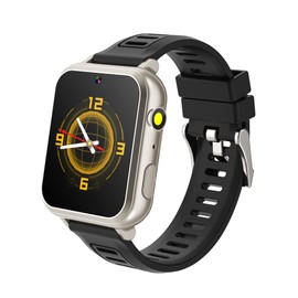 Jwatch Kids Smart Watch for Boys Girls 6-12 with Pedometer Audio Book Camera Music Player Present Birthday Christmas (Silver Frame Black)…