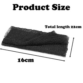 3PCS African Net Sponge, African Exfoliating Net, African Net Long Net Bath Sponge Exfoliating, Make The Skin Smooth African Net Sponge, Used for Daily Bathing （Black, Whit, Brown) ﻿