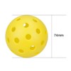 5 Pack Pickleballs Indoor Outdoor 74mm Luminous Pickle Balls