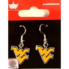 Bama West Virginia Mountaineers Dangle Earrings - "MINCO"