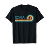 Kona Hawaii Vintage Surfer Souvenir Surf T-Shirt