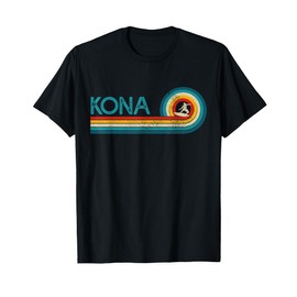 Kona Hawaii Vintage Surfer Souvenir Surf T-Shirt