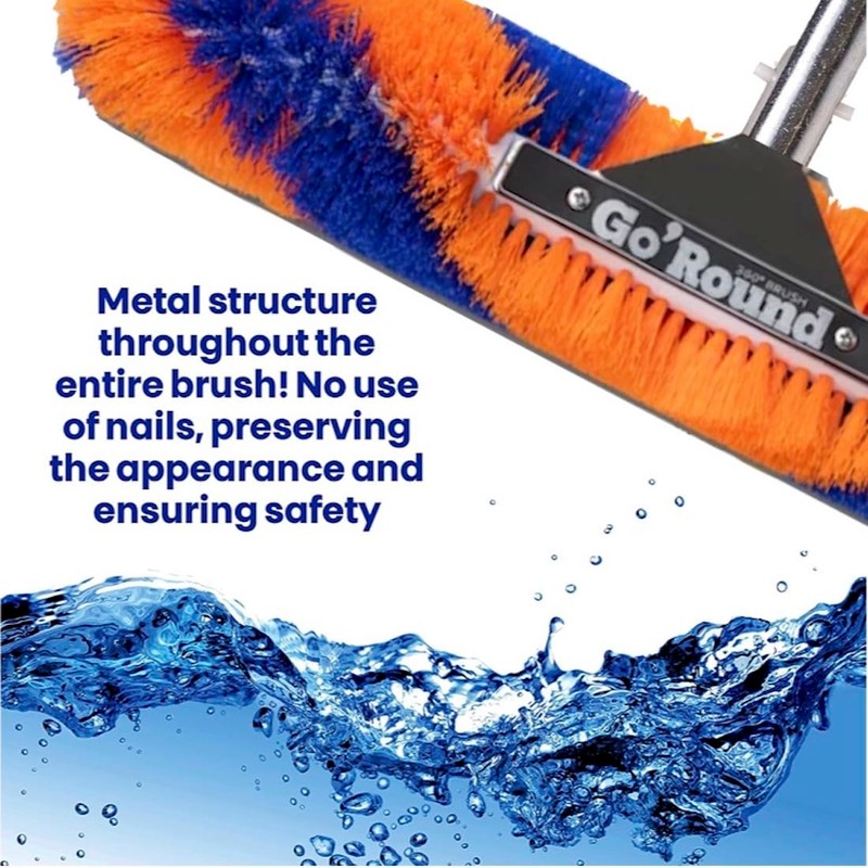 GoRound 360 Pro Pool Brush 18 inches