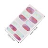 HONMEET 5sheets Full-Cover Nail Art Decals Random Styles Nail Stickers