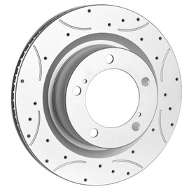 GarveeTech Front Brake Rotors, Disc Drilled and Slotted Brake Rotor for 2009-2010 Vibe 2008-2014 XD 2009-2019 Corolla 2009-2014 Matrix