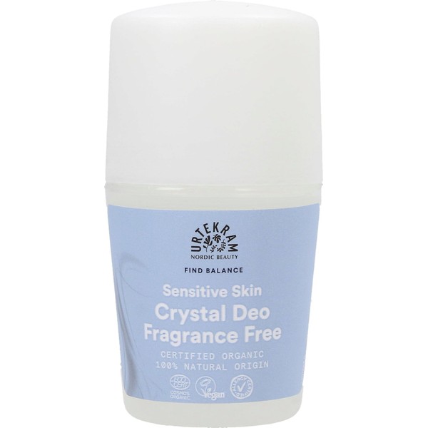 Urtekram Fragrance Free Crystal Deodorant, 50 ml