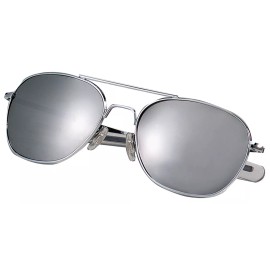 Rothco Men's G.I. Type Aviator Sunglasses - 52MM, Chrome/Mirror