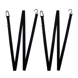 PACKOVE Pack of 2 Car Wind Protection Adjustable Car Tarpaulin Strap Car Cover Strap Adjustable Car Cover Strap Car Cover Strap Car Cover Holder Strap Sun Protection Bonnet Windscreen Polyester