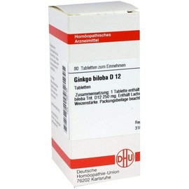 DHU Ginkgo biloba D6 Tabletten, 80 St. Tabletten