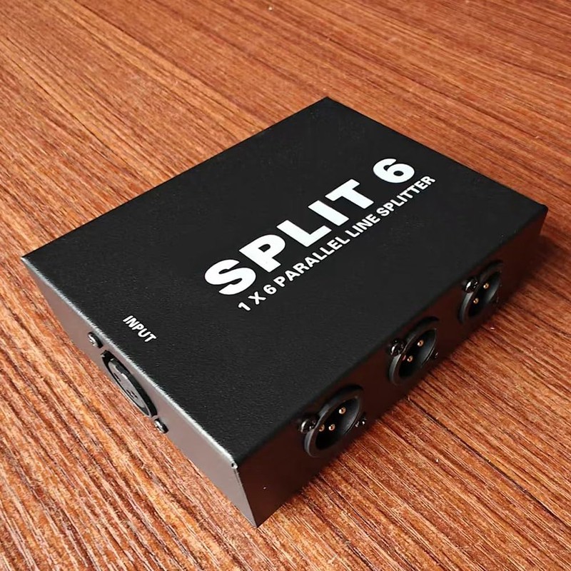 Snblzhef XLR 1 in 6 Out Signal Splitter Mixer Signal
