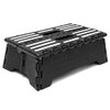 Portable Folding Step Stool 5”, Lightweight Plastic Short Stool Sturdy and Safe, Half Step Height Boost for Seniors and Kids, One Flip Low Step Riser with Handle