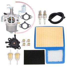 AloneGoer JN6-14101-14 Carburetor Fit for Yamaha G16 G17 G18 G19 G20 G21 1996-2002 4-Cycle Engine Golf Car Tune Up Kit Replace JN6-14101-15 JN6-13567-00 JN3-14101-00 with Air Filter