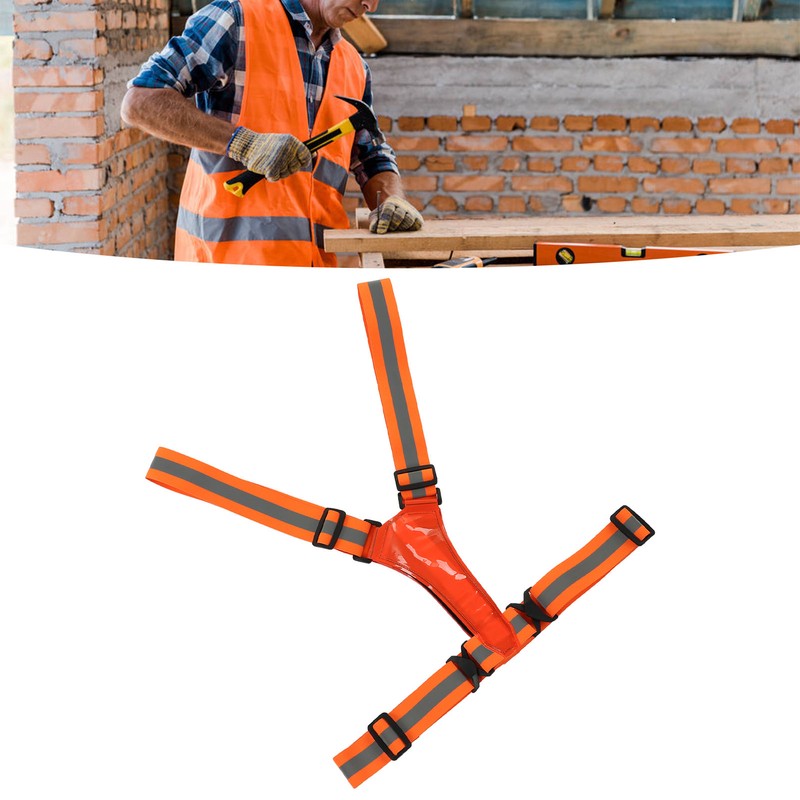 Reflective Vest USB Charging Safe Adjustable for Adults Runing Walking