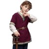 CAMDOM Boys Renaissance Viking Pirate V Neck Shirt Medieval Knight